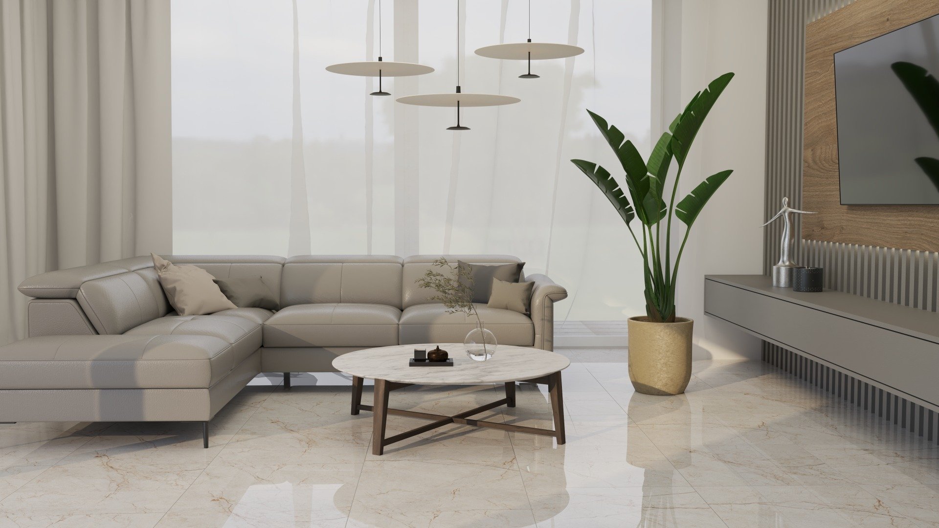 AVORIO BIANCO GLOSSY 60x60 - Slika 3
