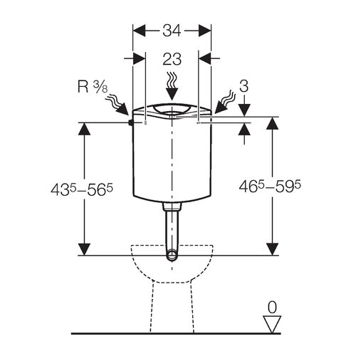VODOKOTLIC AP116 GEBERIT - Slika 2